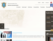 Tablet Screenshot of baranowsandomierski.pl